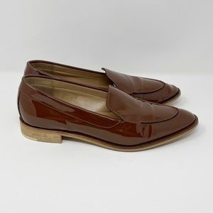 Everlane The Modern Loafer Patent Leather Brown